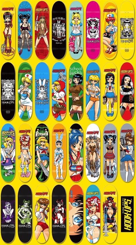 hookup skateboard graphics